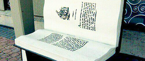 تصاویر زیبا از فضاسازی و محوطه سازی با طرح کتاب